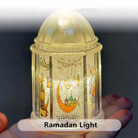 2pcs mini Ramadan Eastern festival candle holder wind lamp led Arabic lantern small oil lamp candle lamp crafts