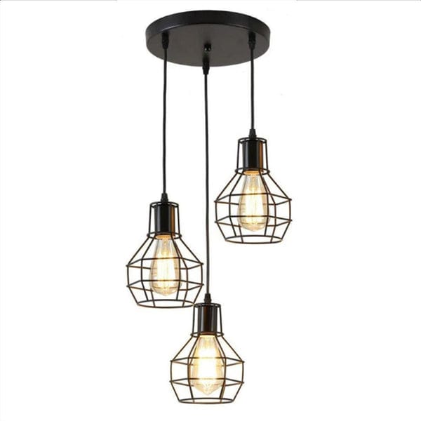 3in1 Nest wire cage Hanging Lamp