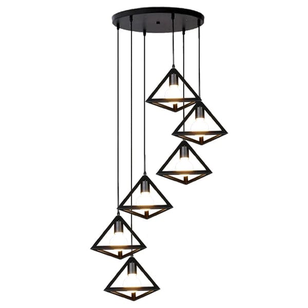 6in1 Triangle Hanging Lamp