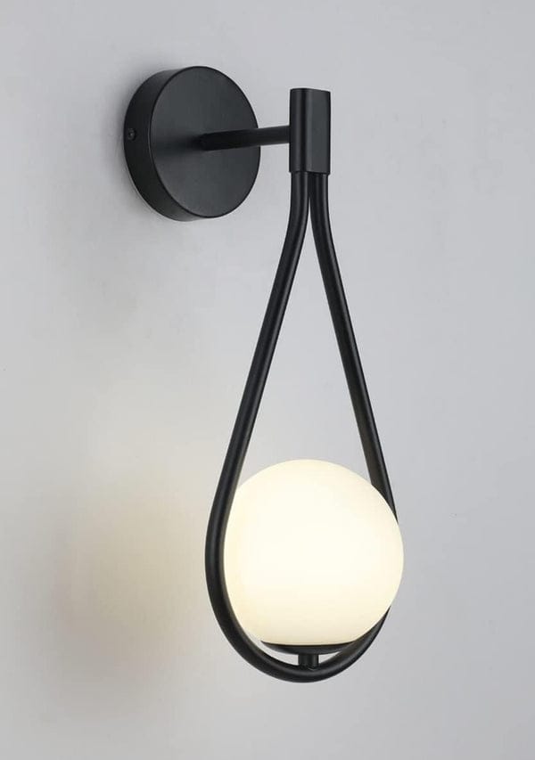 Black Drop Light | Wall Scone